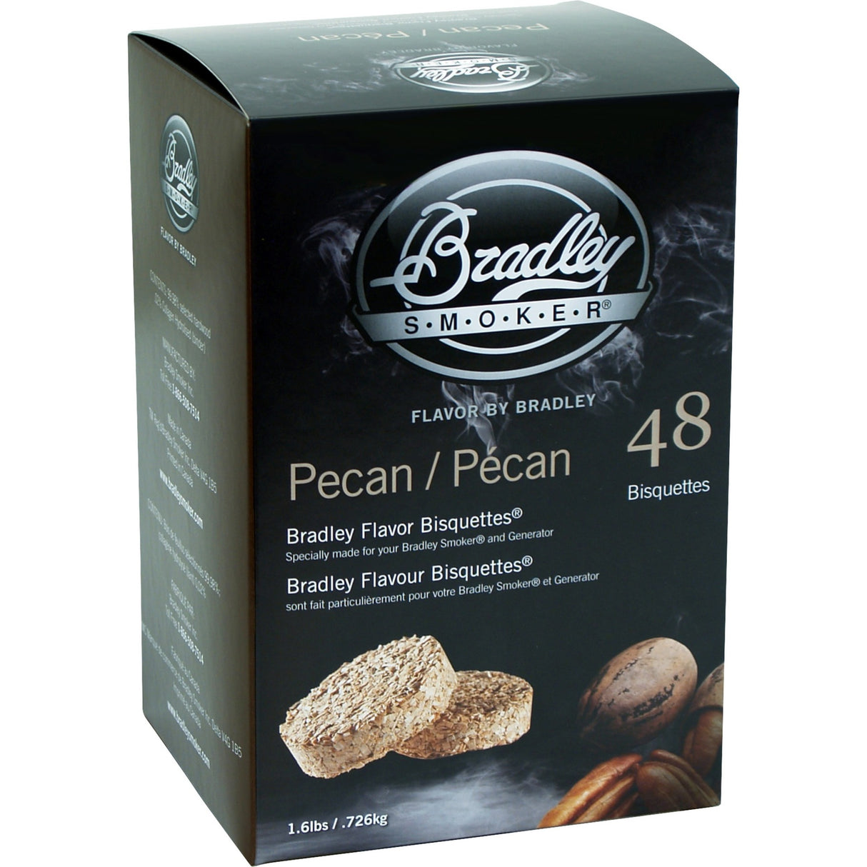 Bradley Bradley Pekaanipähkinäpuiset briketit