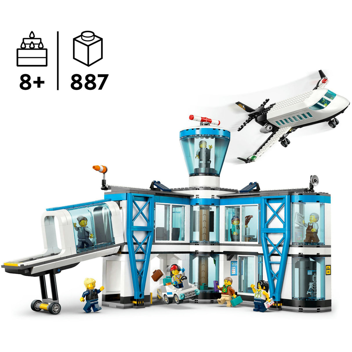 Lego moje miasto 60502 lotnisko z samolotem
