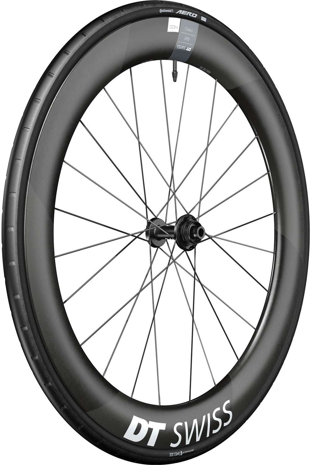 Dt swiss arc 1400 dicut® wts carbon 62 disc cl front wheel