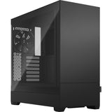 Fractal Design Pop Silent Black TG Clear Tint Midi Tower Case (Black | 2x USB-A | Tempered Glass)
