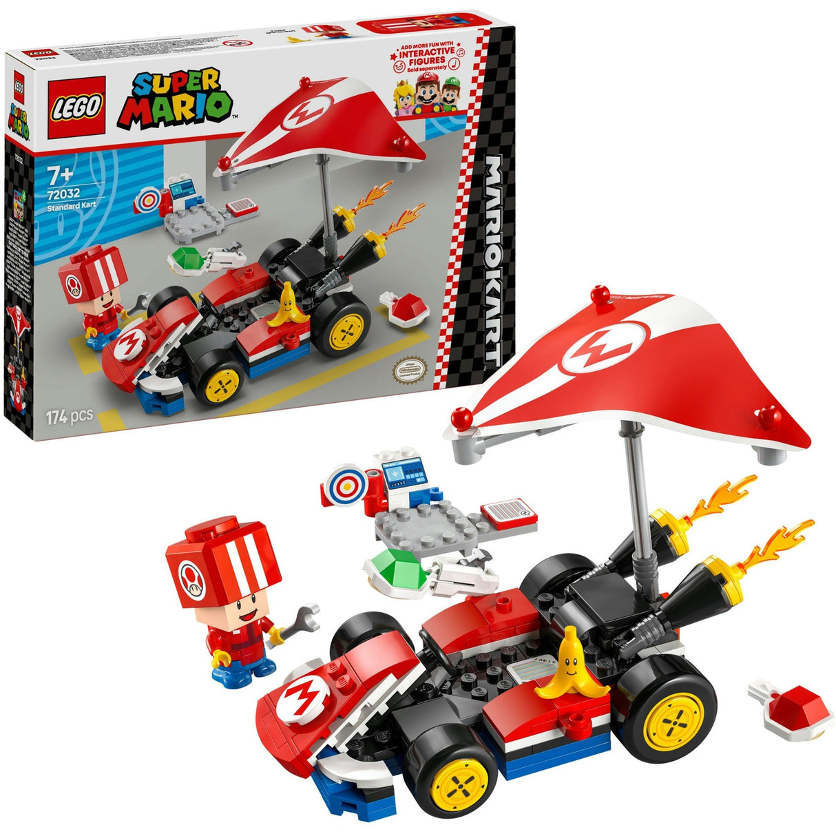 Lego super mario 72032 mario kart standard kart