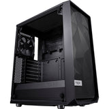 Fractal Design Meshify C Midi Tower Case (Black | 2x USB-A | Tempered Glass)