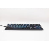 Ducky One 3 Pro, gaming keyboard (black, US layout, Cherry MX2A Blue, RGB LED, double-shot PBT, Quack Mechanics, hot-swap)
