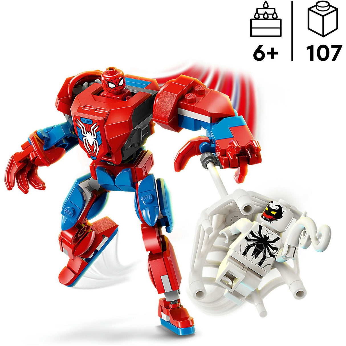 Lego super heroes 76308 spider-man mech vs. anti-venom