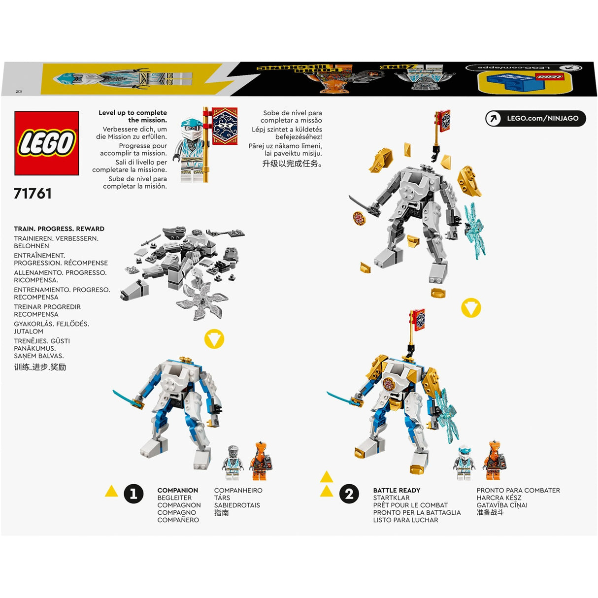 LEGO Ninjago - Zane's Power-Up Mech EVO building toy (71761)