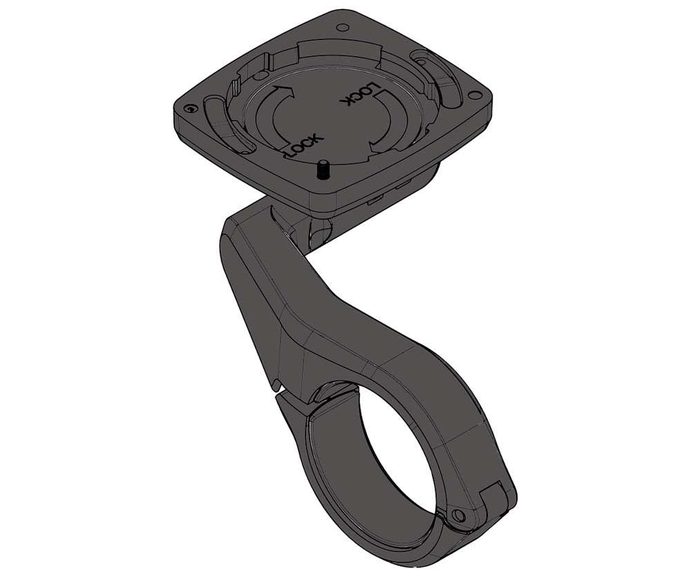 Soporte de pantalla Bosch intuvia 100 31,8 mm