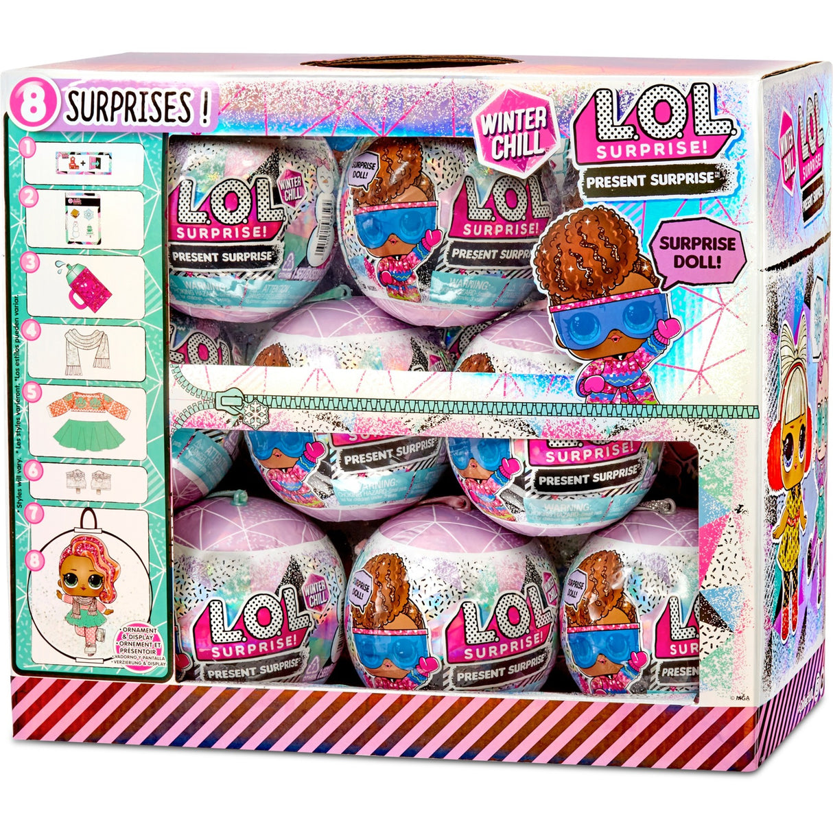 MGA Entertainment L.O.L. Surprise! Present Surprise Winter Chill Pop