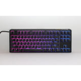 Ducky One 3 Classic TKL, keyboard (black white, US layout, Cherry MX Speed Silver, RGB LED, double-shot PBT, hot-swappable, Quack Mechanics, 80%)