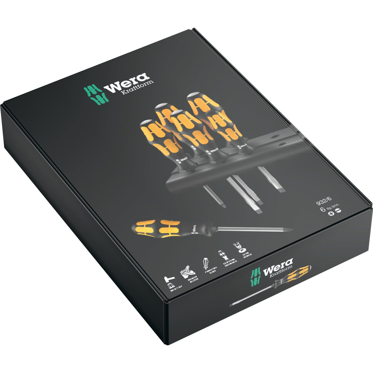 Wera 932 6 Kraftform atsuktuvų rinkinys