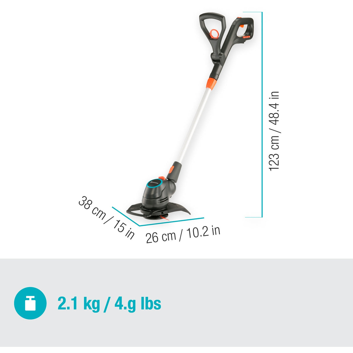 Gardena Battery Trimmer ComfortCut 23/18V P4A Solo