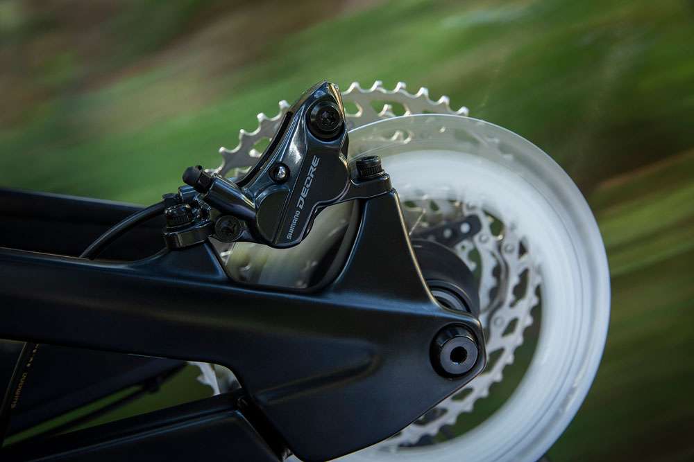 Shimano deore br-m6120 skivebremse 1000mm foran