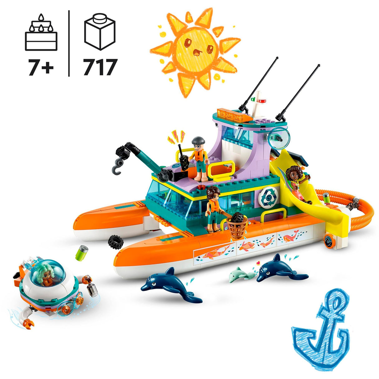 Lego Friends - Sea Rescue Boat building toy (41734)
