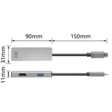 Act connectivity USB-C 4K multiport adapter for 2 HDMI screens, u