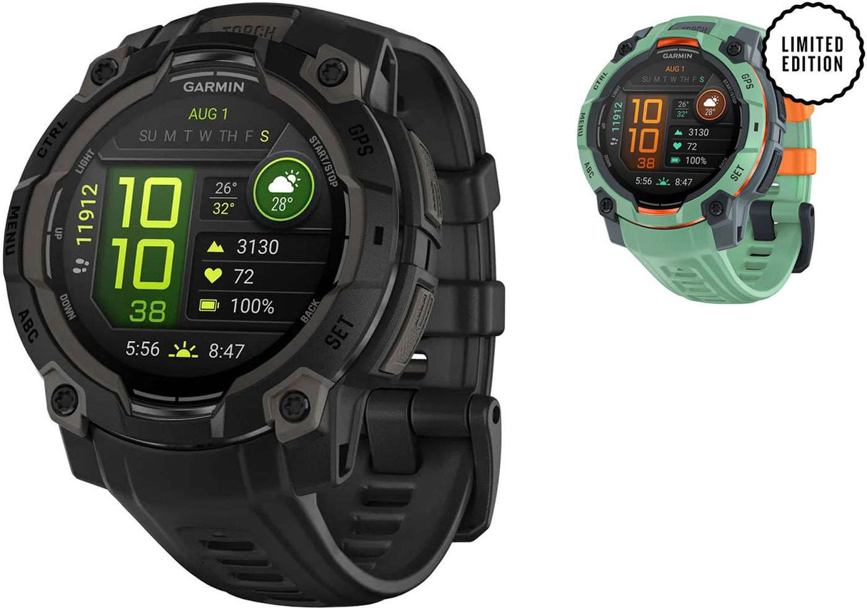 Garmin instinct® 3 amoled 45mm - gps multisport smartwatch