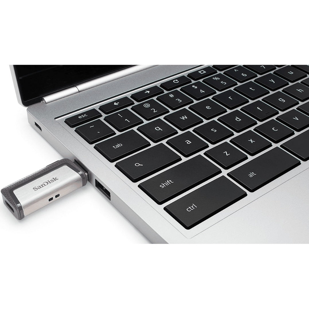 Sandisk Ultra Dual Drive Go 64 GB USB Stick (black, USB-A 3.2 (5 Gbit/s), USB-C 3.2 (5 Gbit/s))