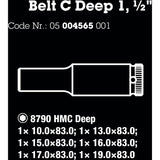 Waa Belt ce déif 1 Cap Set, 1 2