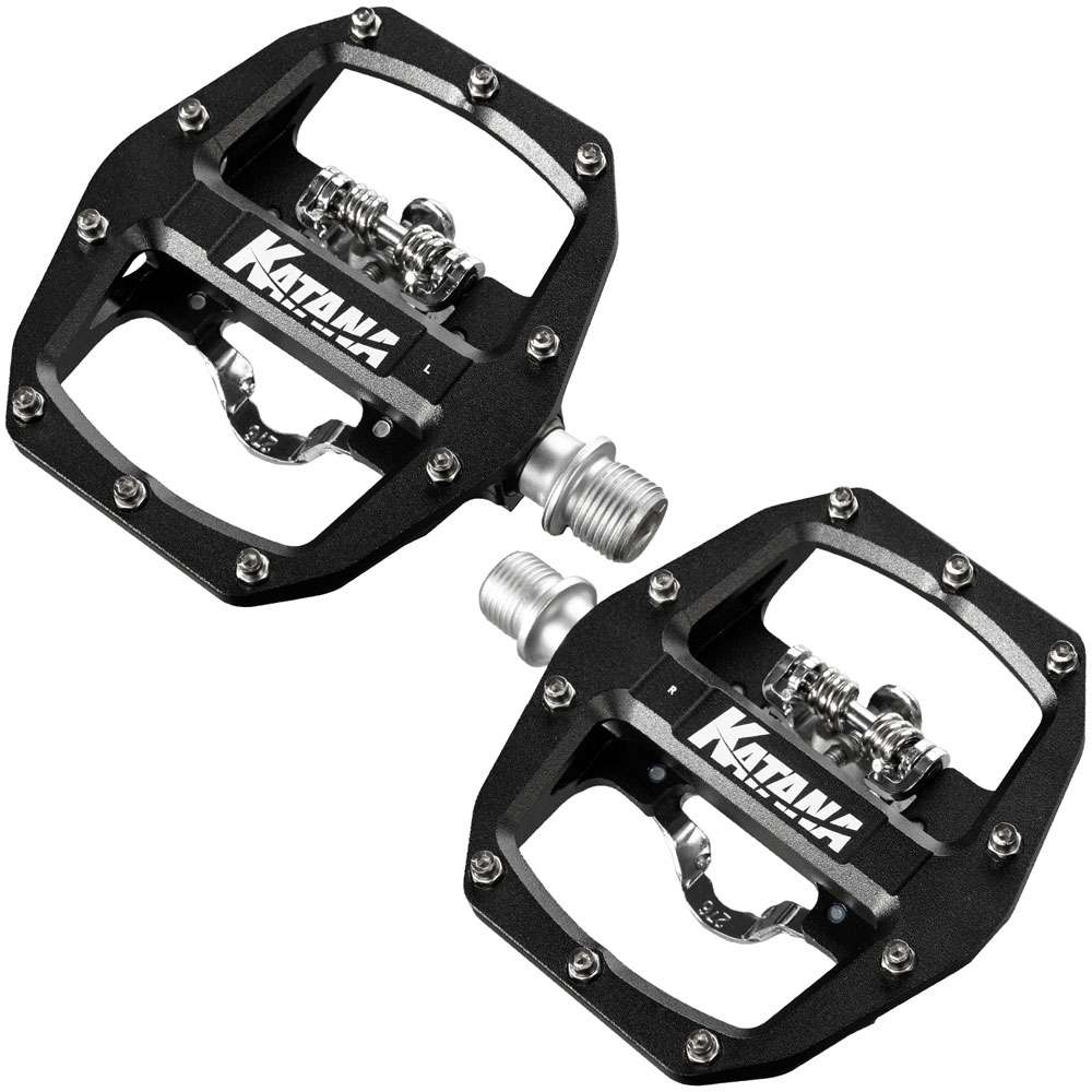Katana catch dual-side pedals