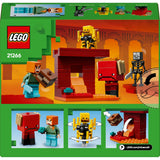 Lego minecraft 21266 a batalha de lava no interior
