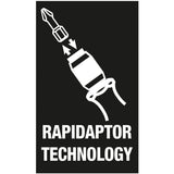 Wera 838 ra-r l bithandhouder met ratelfunctie, 1 4 schroevendraaier (zwart groen)