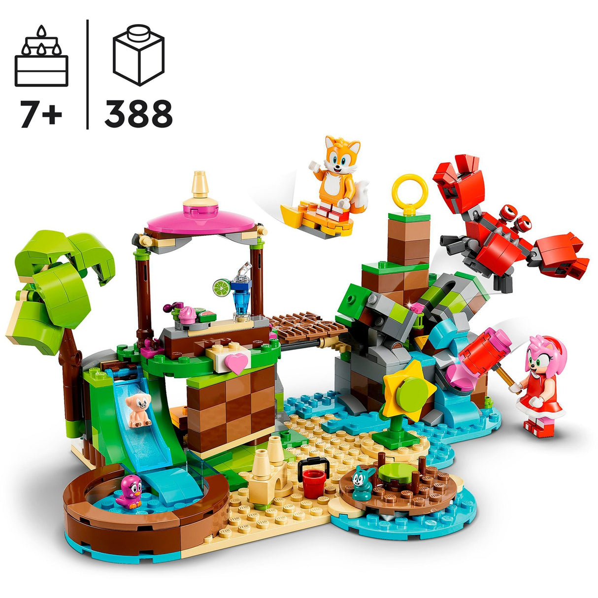 Lego Sonic 76992 AMY's Déiere Raum