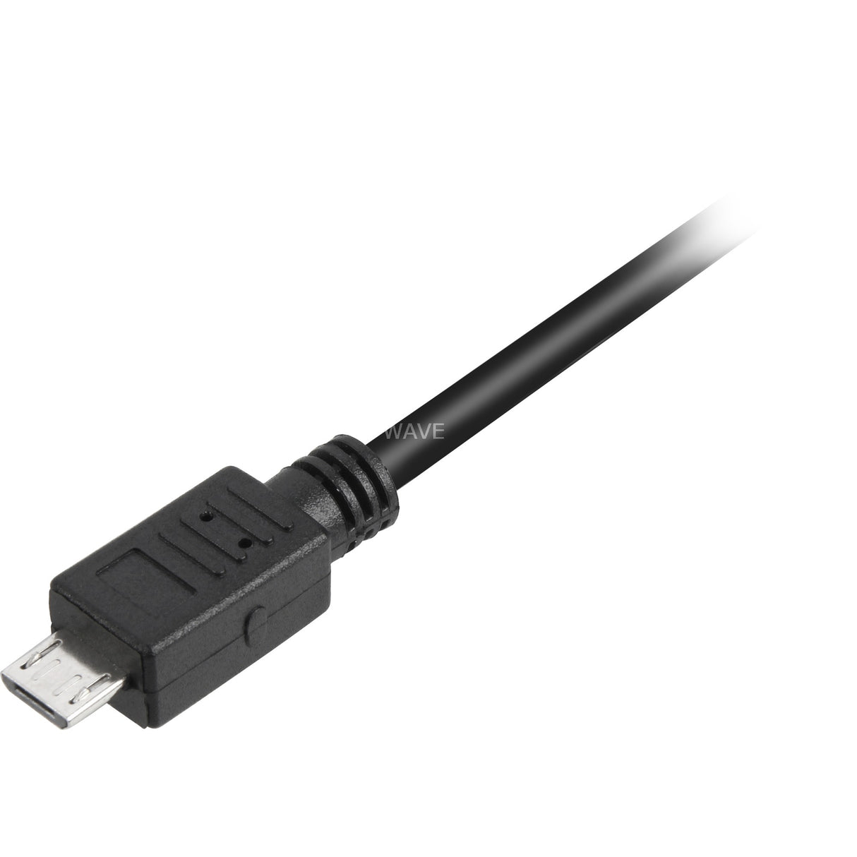 Sharkoon USB-A 2.0 > kábel micro USB-B (čierny, 0,5 metra)