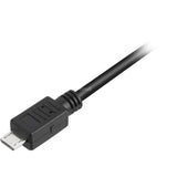 Sharkoon USB-A 2.0 > kábel micro USB-B (čierny, 0,5 metra)