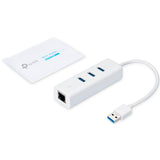 Tp-link UE330 3-port USB 3.0 + Gigabit LAN USB Hub (White)