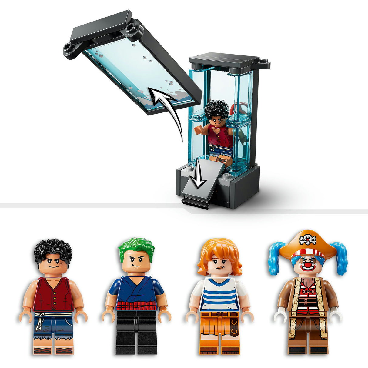 Lego one piece 75637 circustent van buggy de clown