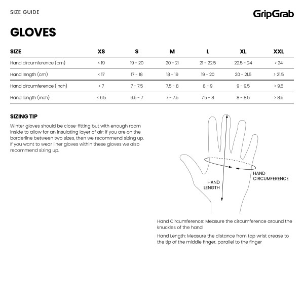 Gripgrab ride ii waterproof - winter gloves