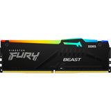 Kingston Fury 16 GB DDR5-5600 RAM (black, KF556C36BBEA-16, Beast RGB, XMP, EXPO)