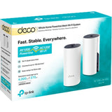 Tp-link deco p9 mesh router (white, 2-pack, 2.4 ghz 5 ghz dual-band)