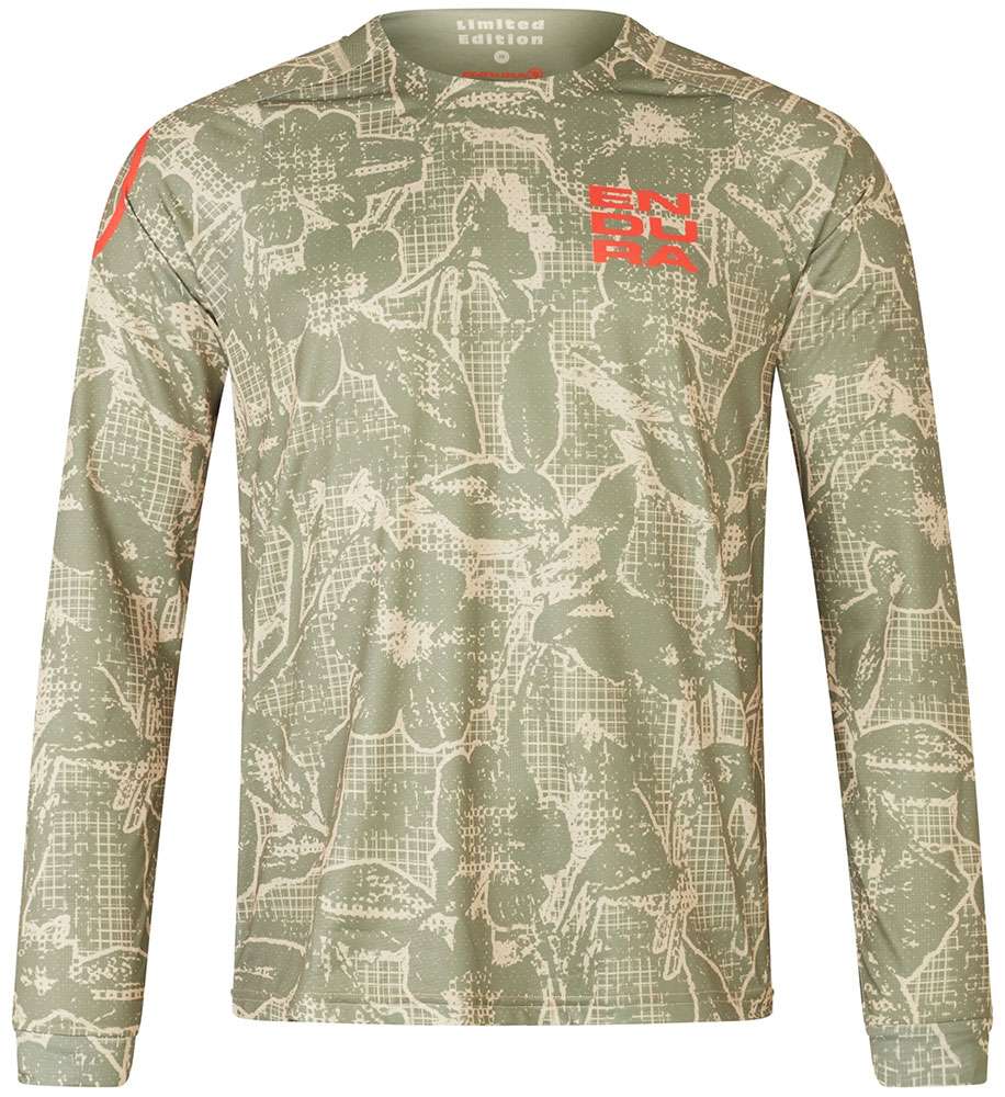 Endura grid floral - mtb long sleeve jersey