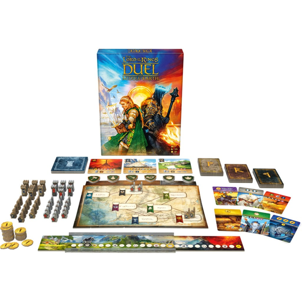 Asmodee the lord of the rings duel for middle earth bordspel (nederlands, 2 spelers, 30 minuten, vanaf 10 jaar)