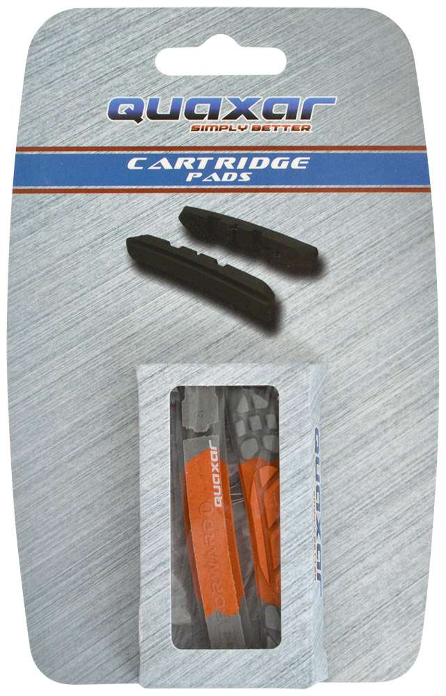 Quaxar triple cartridge color brake pads
