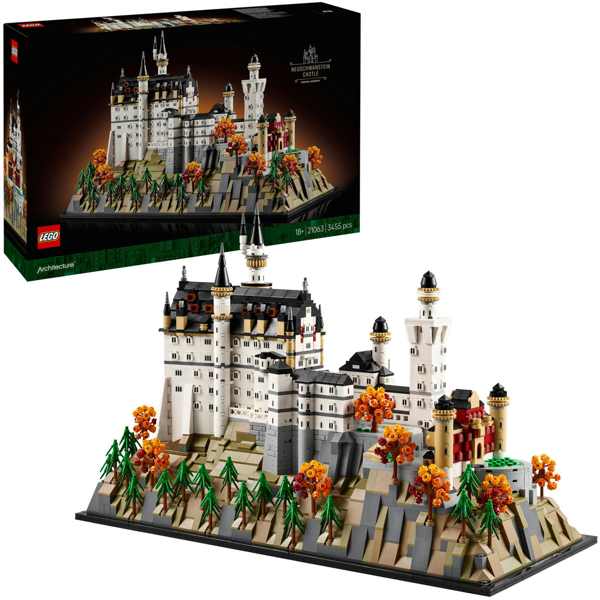 Lego Architecture 21063 Ensemble de collection du château de Neuschwanstein