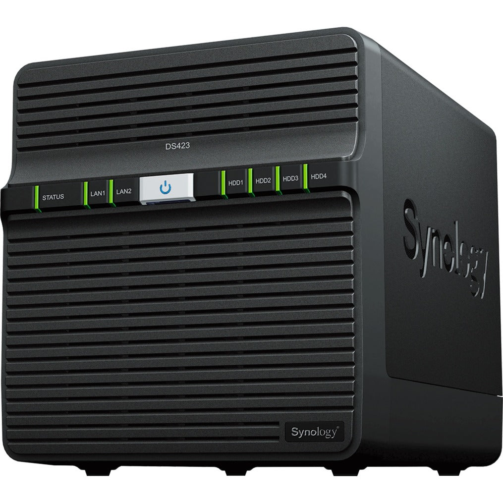Synology DiskStation DS423 NAS (black, 2x RJ-45, 2x USB-A 3.2 (5 Gbit/s))