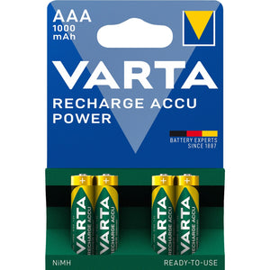 Varta HR03 NiMH AAA Rechargeable Battery (4-pack)