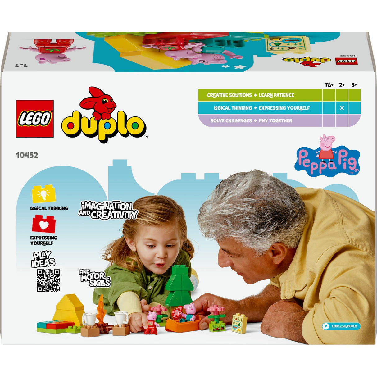 Lego duplo 10452 peppa pig camping trip