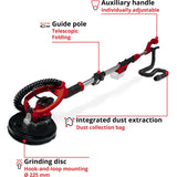 Einhell Batterie Wall Plafing Sander an DW 18 225 Sol