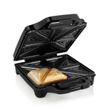 Princess sandwich maker supreme xxl sandwichmaker (zwart roestvrij staal, rvs | anti-aanbaklaag | 1600 w)