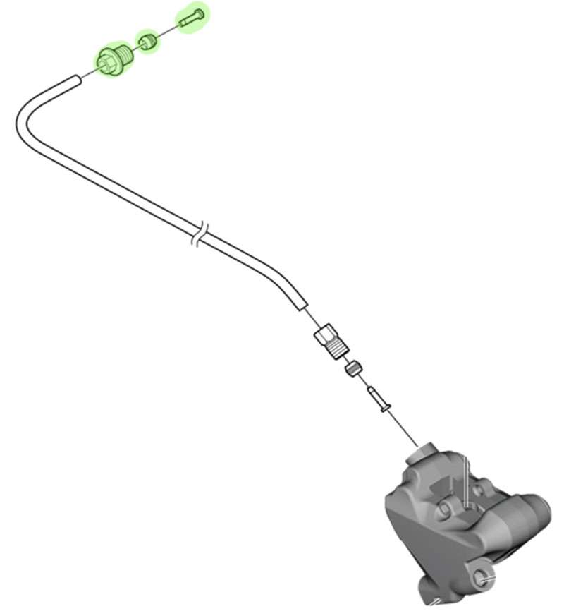 Shimano tube joint kit for sm-bh90-jk-ssr