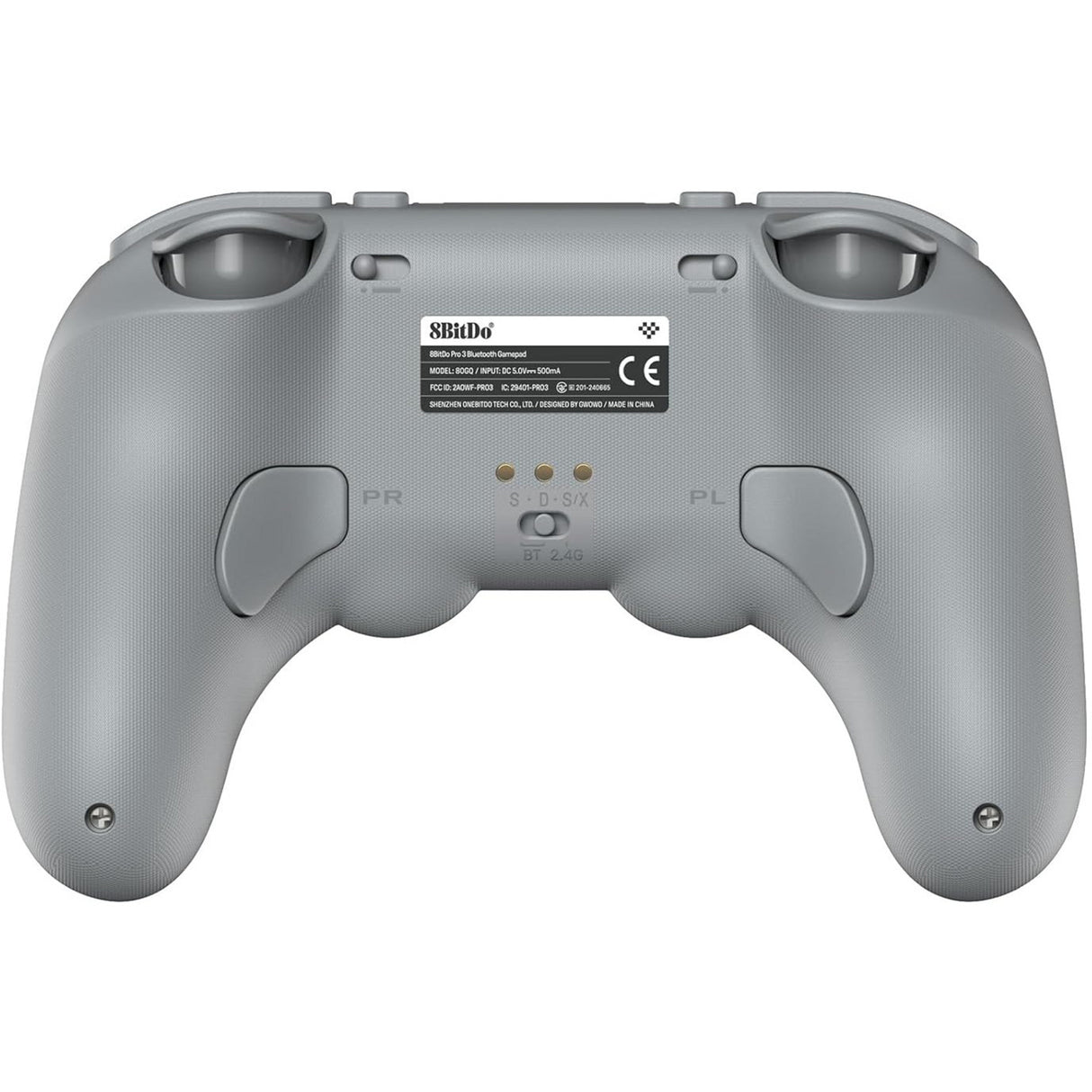 8bitdo Pro 3 Bluetooth Gamepad (Grey Black, Switch 1 2, PC, Android, 2.4 GHz Bluetooth USB)