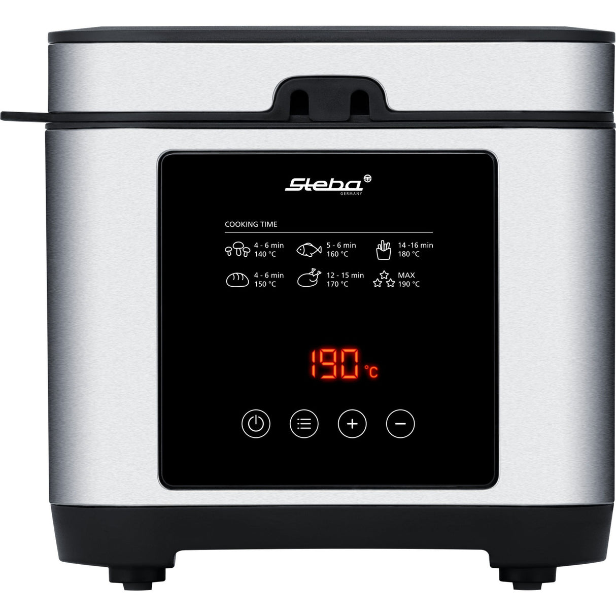 Steba DF 150 Deep Fryer (Stainless Steel Black, 2.5 Litres)