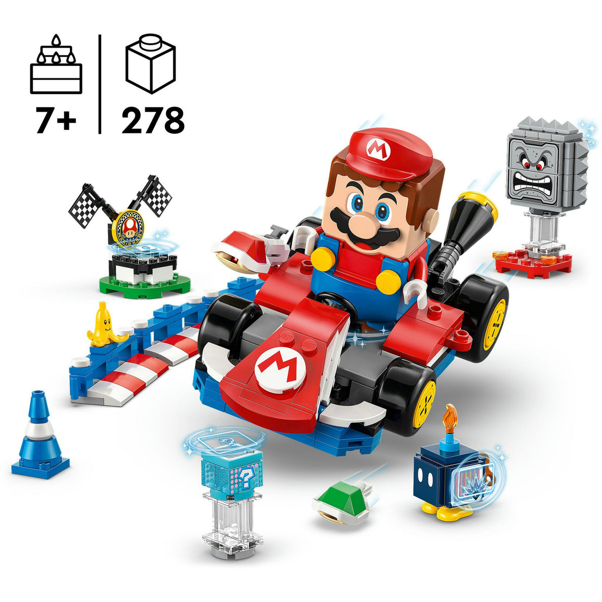 Lego super mario 72043 mario og standard kart