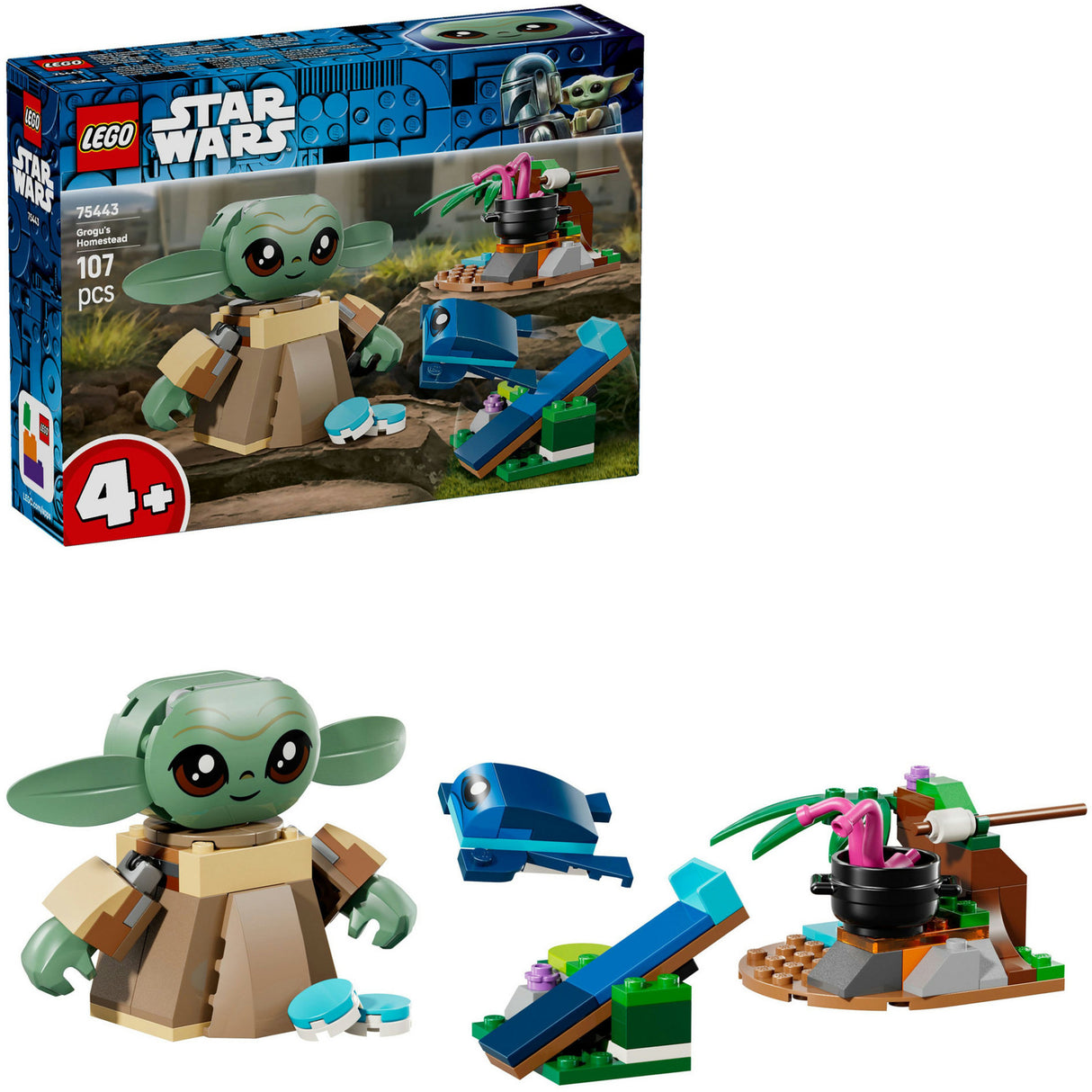 Lego star wars tm 75443 casa de grogu | 2 piezas