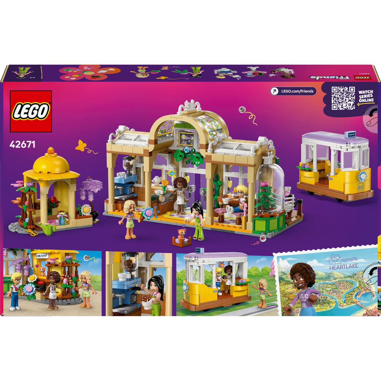Lego friends 42671 växtcafé och blomsteraffär