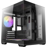 Antec cx60m argb mini tårnhus (sort | 3x usb-a | rgb | hærdet glas)
