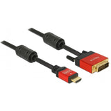Delock High Speed HDMI A (male) > DVI (male) adapter (black, 2 meters)