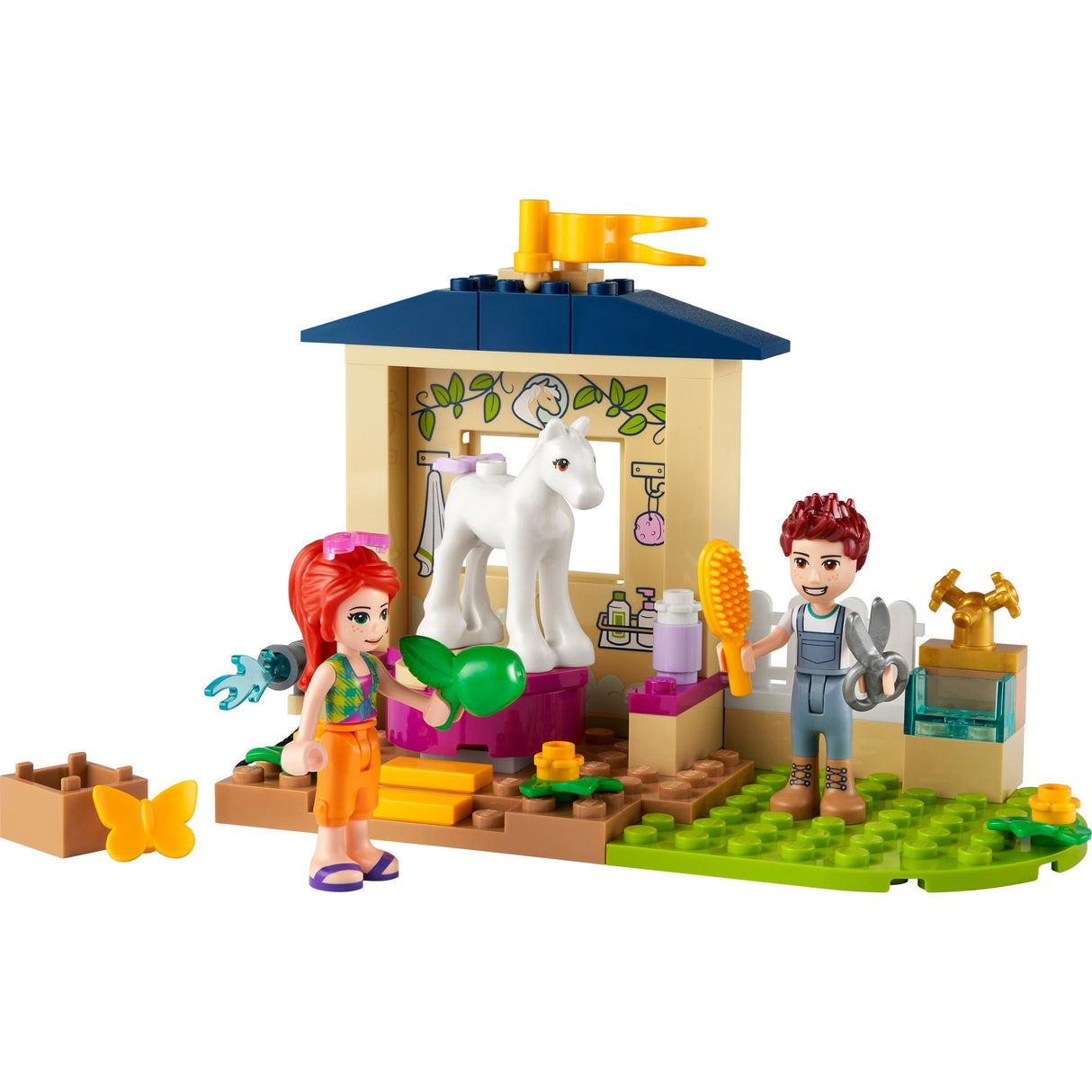 Lego Frënn - 41696 Pony wäschen Stall