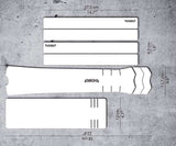 Dyedbro clear e-bikeframe protector kit